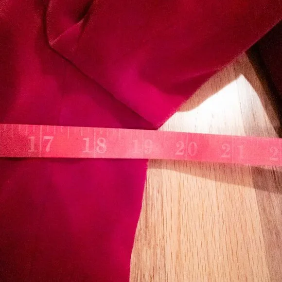 Vintage Escada Black Label Red Velvet Blazer - Picture 12 of 13